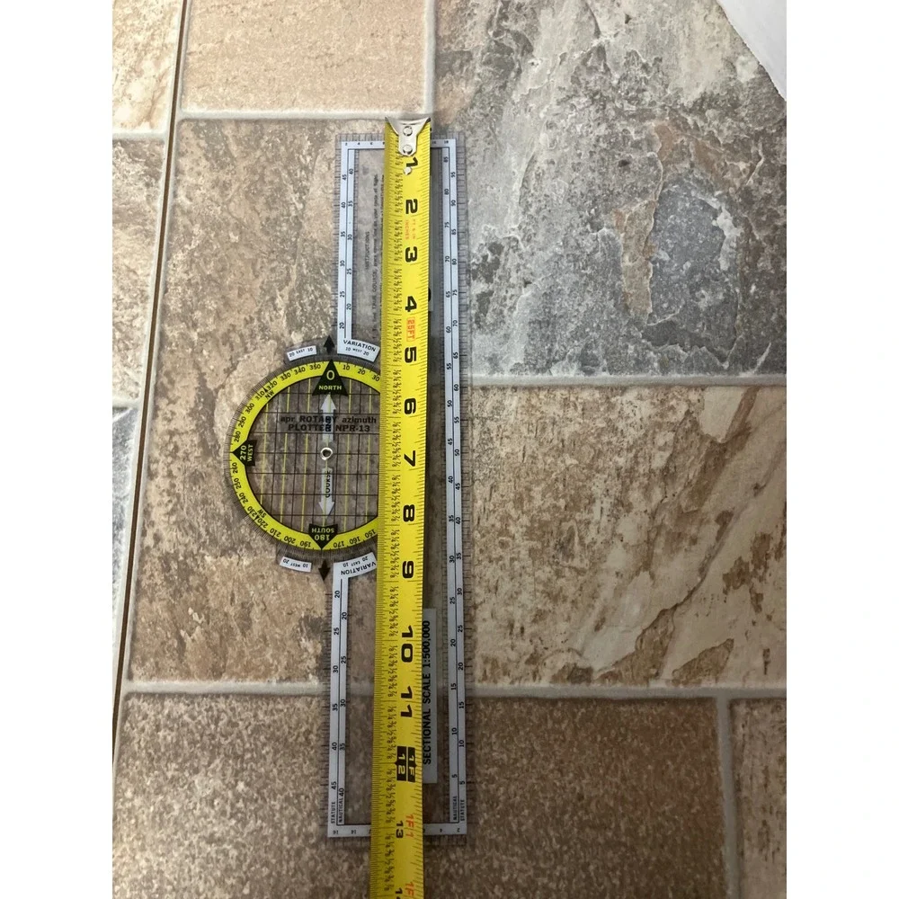 Aero Products Research Rotary Plotter Azimuth Navigator Tool WAC Scale 1:1000000